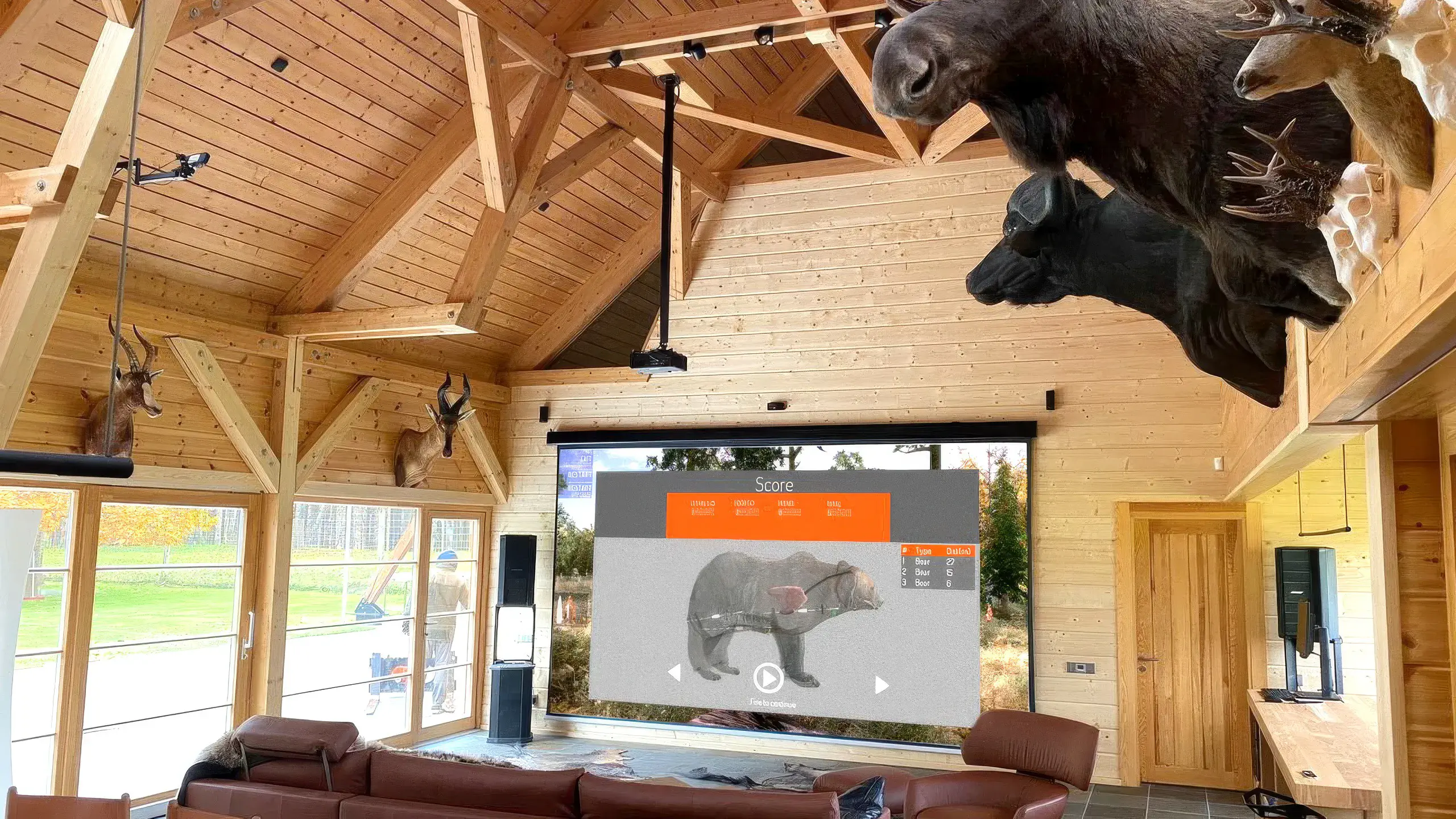 Self-built SimWay hunting simulator