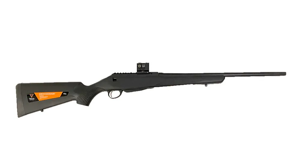 Tikka T3X simulator replica with Aimpoint red dot sight